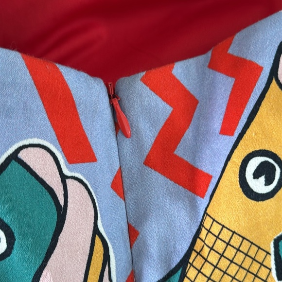 Anthropologie Multicolor Strapless Dress - Picture 11 of 12